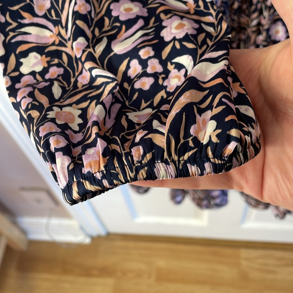 J. Crew V-neck mini dress in floral fields women’s size 3X - Picture 7 of 16